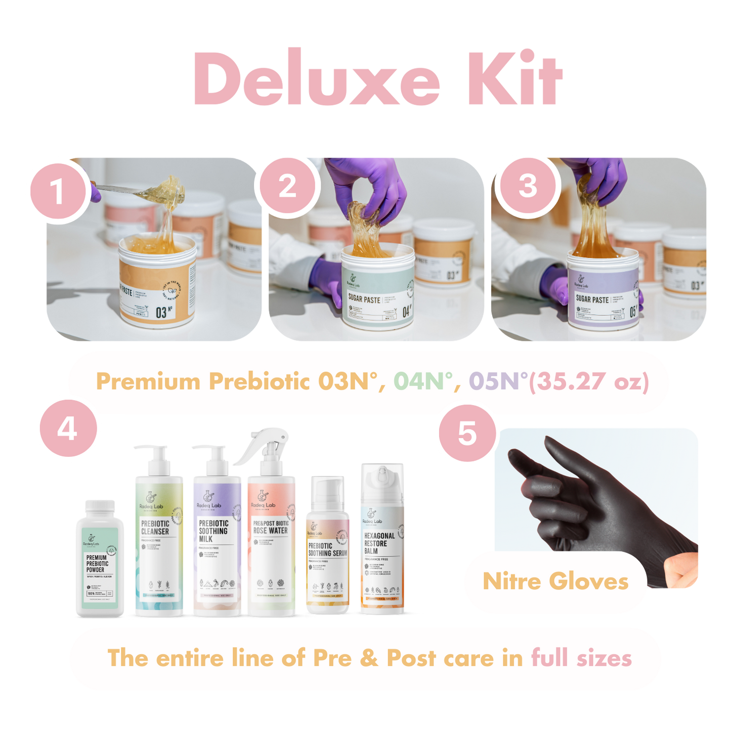
                  
                    Basic Sugaring – Theory + Hands-On + Deluxe Kit
                  
                